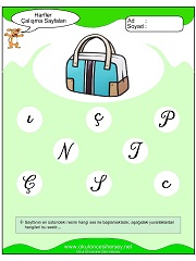 Ç Sesi Çalışma Sayfaları